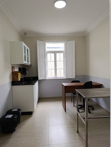 Infraestrutura da Aumivet - sala de procedimentos